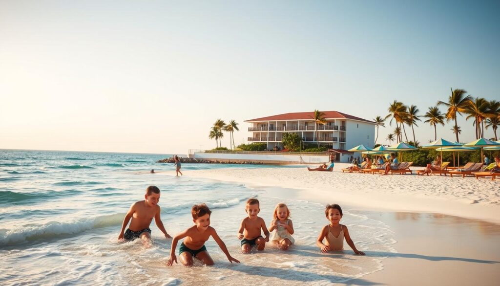 family-friendly beach resort